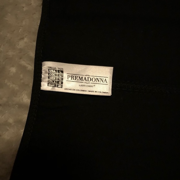 WGS Premadonna Waist Trainer Black Faux Leather - Picture 13 of 14